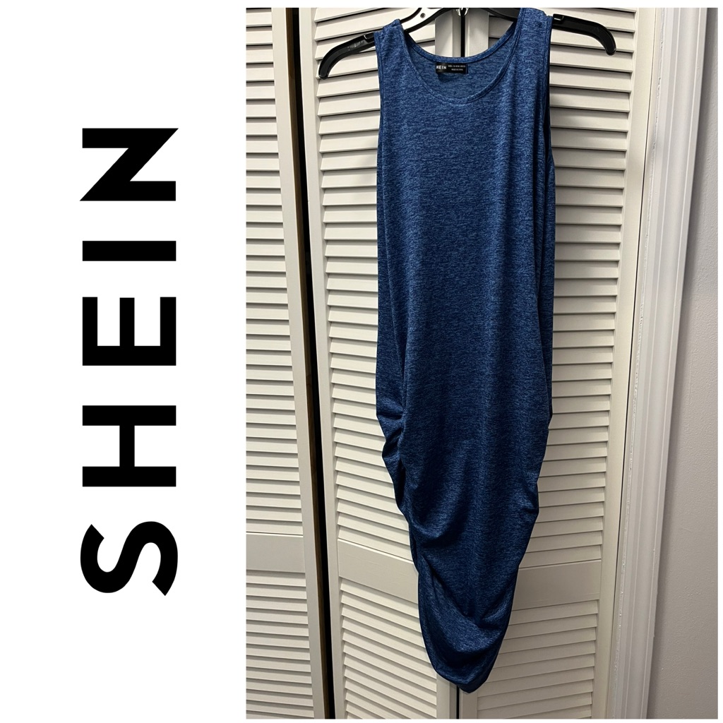 Euc Shein Ruched Dress